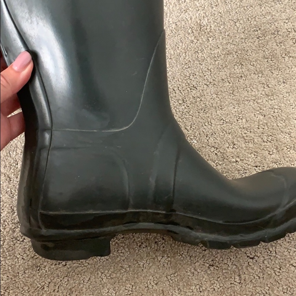 Original Tall Hunter Rainboots with fleece liners! - Picture 5 of 16
